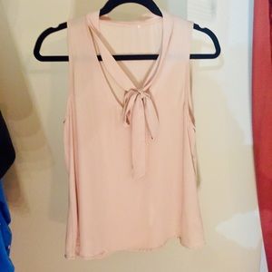 3 for $15 NWOT Cream Sleeveless Blouse